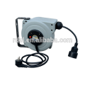 Cable Reel Power Switch A Spring 15 MT, with Wall Box Extension Cord with Automatic Cable Drum Clamp